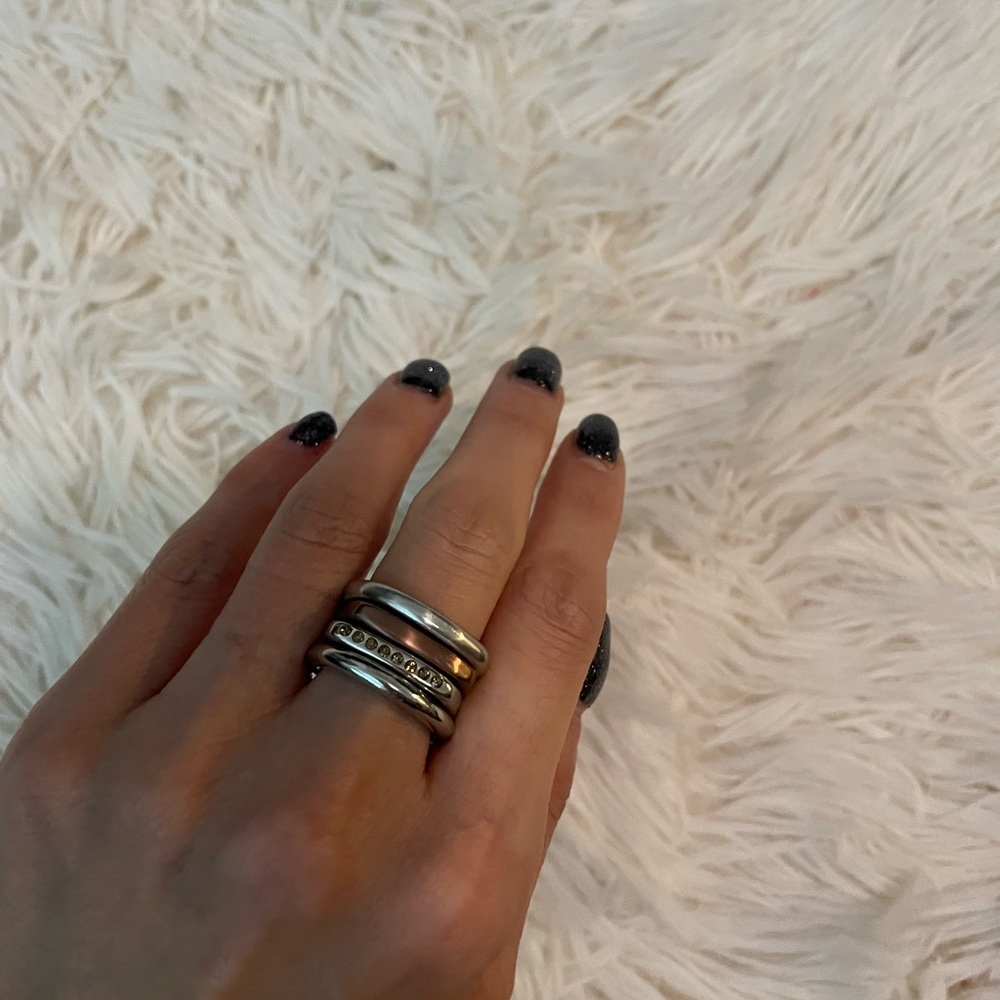 Beautiful Swatch stackable rings